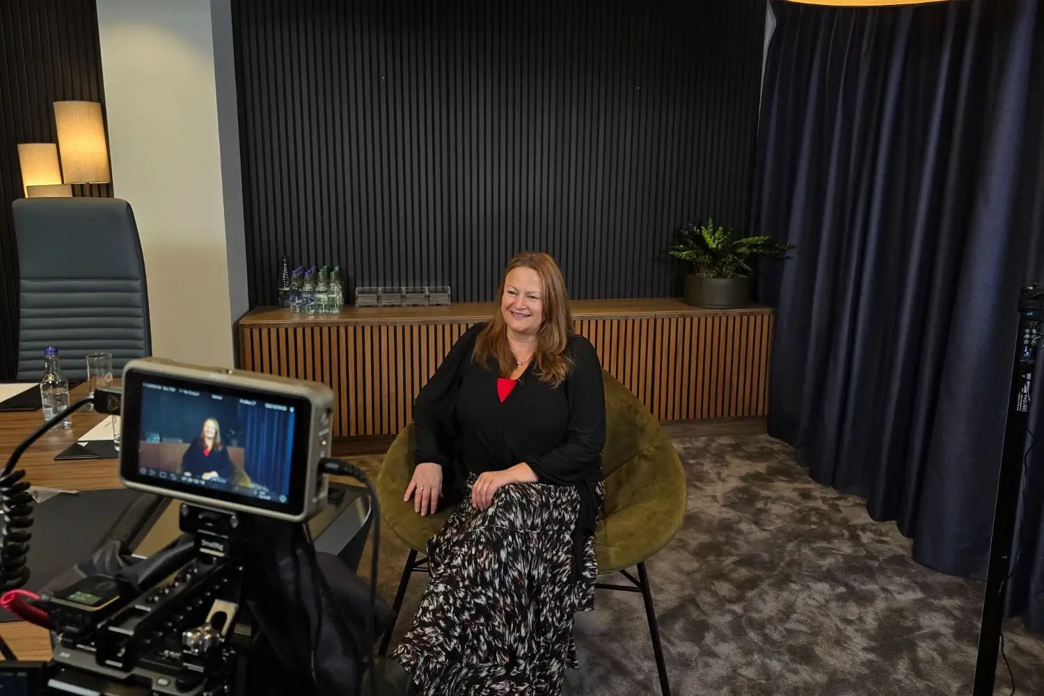 Michelle Leggett filming